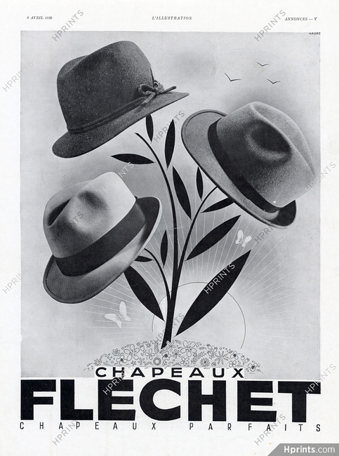 Fléchet (Hats) 1938