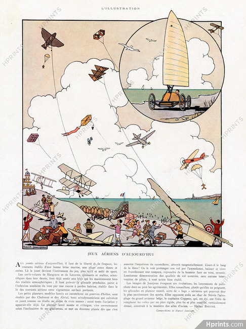Marcel Jeanjean 1927 Jeux Aériens Aujourd'hui Kites Wind Games Toys