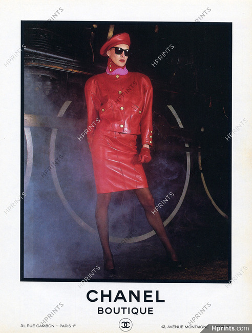 Chanel (Boutique) 1985 Inès de la Fressange Train