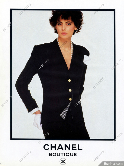 Image of Ines De La Fressange Star Model of Chanel Fashion House