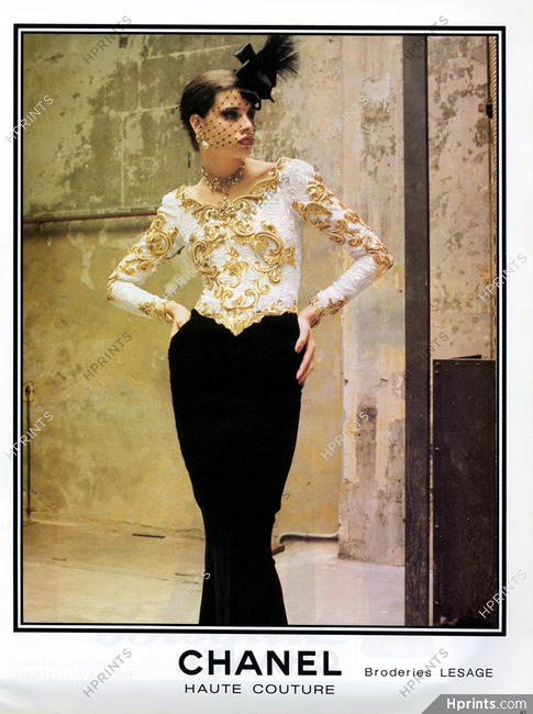 Chanel 1983 Lesage Embroidery Evening gown