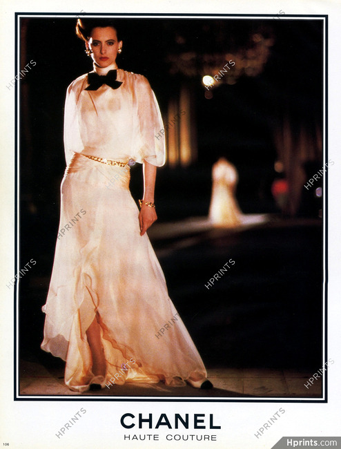 Chanel 1984 Inès de la Fressange Evening gown