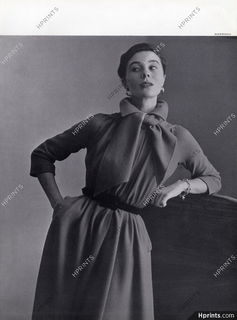 Balenciaga 1950 Dress Clipping