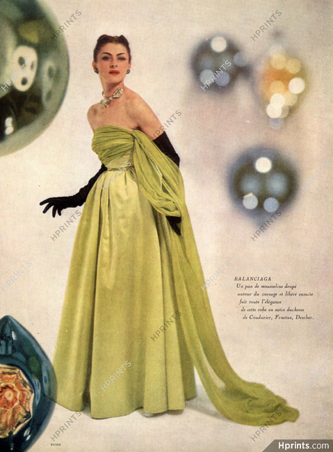 Balenciaga 1950 Gown, Coudurier Fructus