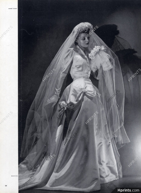 Balenciaga 1956 Wedding Dress — Clipping