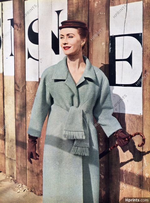 Balenciaga 1953 Winter Coat, Fashion Photography