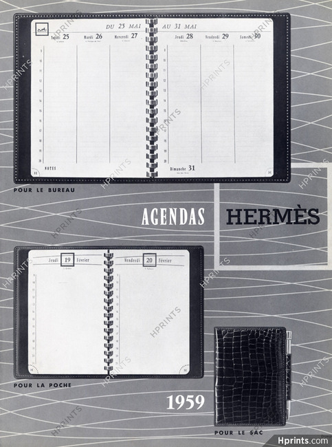 Hermès (Organizers) 1959