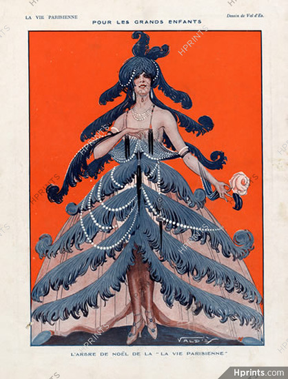 Vald'Es 1925 Pour les grands enfants, Christmas Tree Dress, Arbre de Noël