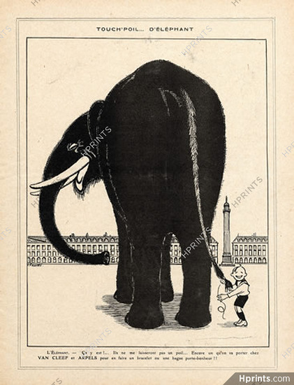 Van Cleef & Arpels 1917 Hair of Elephant Place Vendôme