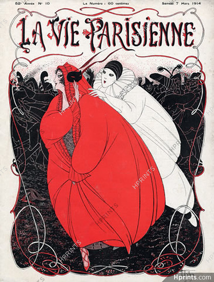 Armand Vallée 1914 Masquerade Ball Pierrot