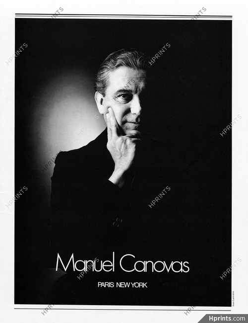 Manuel Canovas 1987 Portrait Photo Jean Larivière