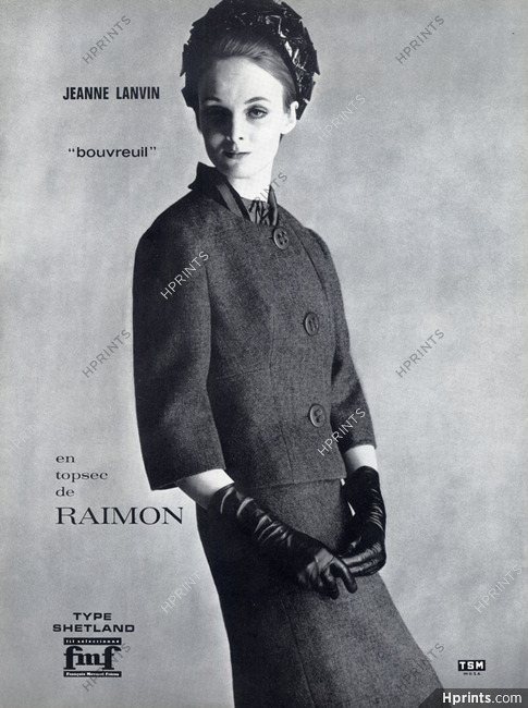 Jeanne Lanvin 1963 Bouvreuil Suit