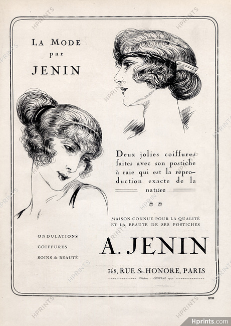 Pierre & Albert Jenin (Hairstyle) 1920 Hairpieces
