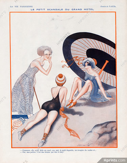 Vald'Es 1923 Bathing Beauties Swimsuits Whispering