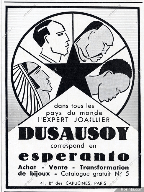 Dusausoy (Jewels) 1931 Esperanto
