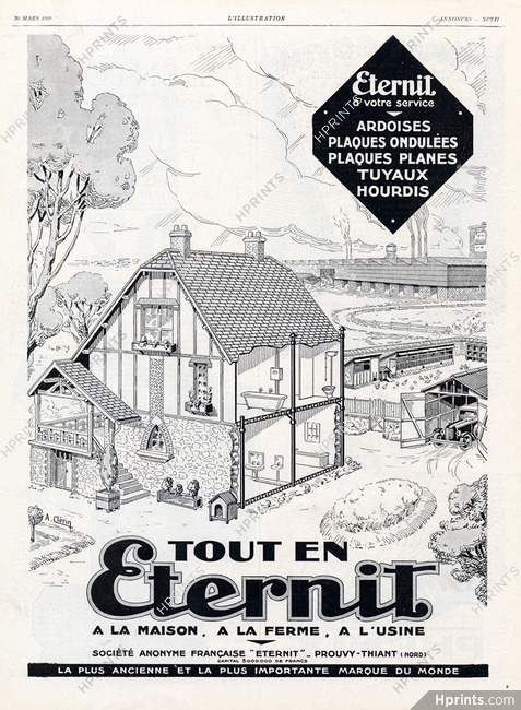 Eternit 1929 A.Clérin