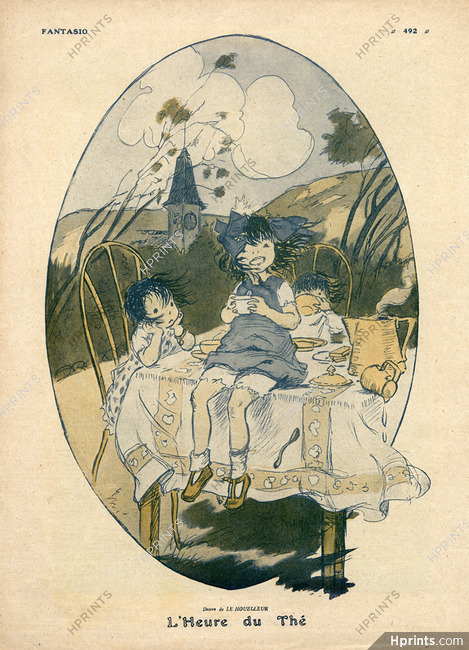 Le Houelleur 1916 The Teatime Children