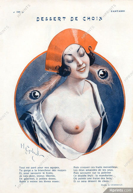 Henry Gerbault 1923 Topless
