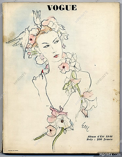 Vogue Paris 1946 Summer Eric Leonor Fini Christian Bérard Blossac