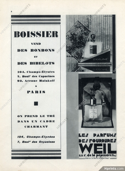 Weil (Perfumes) 1930 Zibeline Atomizer Chinchilla