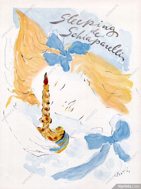 Schiaparelli (Perfumes) 1941 Sleeping, Marcel Vertes
