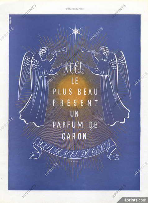 Caron (Perfumes) 1941 Voeu de Noël, Angels