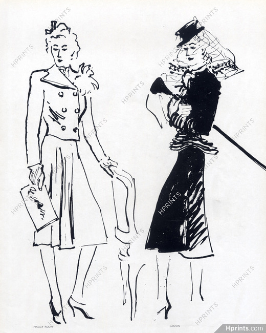 Jeanne Lanvin & Maggy Rouff 1939 E. Meyer & Cie, Eric