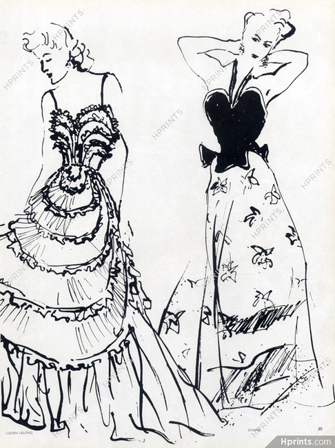 Chanel & Lucien Lelong 1939 Evening Gown, Eric
