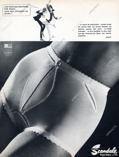 Scandale (Lingerie) 1968 Girdle Kiraz