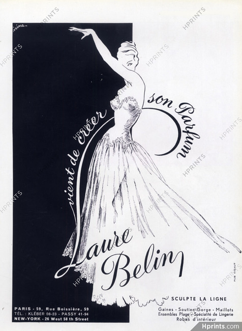 Laure Belin (Lingerie) 1952 Nightgown