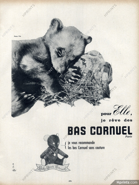 Cornuel (Lingerie) 1959 Stockings Baby-Bear