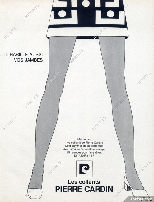 Pierre Cardin (Hosiery) 1969 Tights