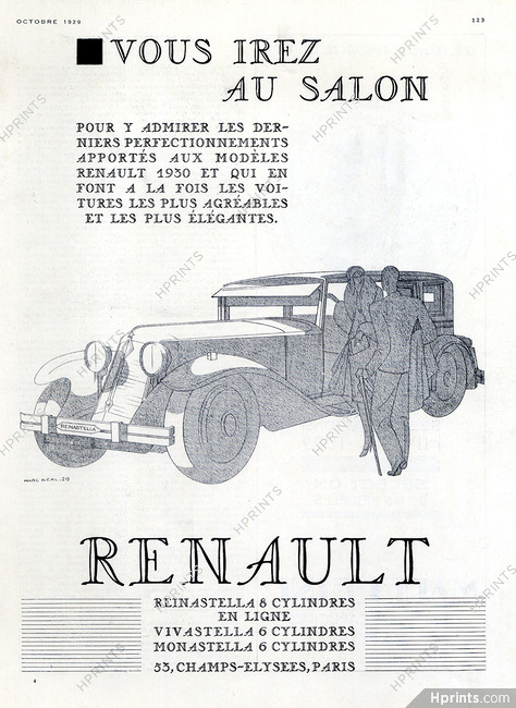 Renault (Cars) 1929 Marc Real