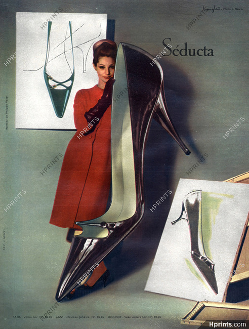 Seducta (Shoes) 1962 Models Katia Jazz Joconde J.Langlais
