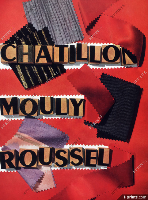 Chatillon Mouly Roussel (Textile) 1953