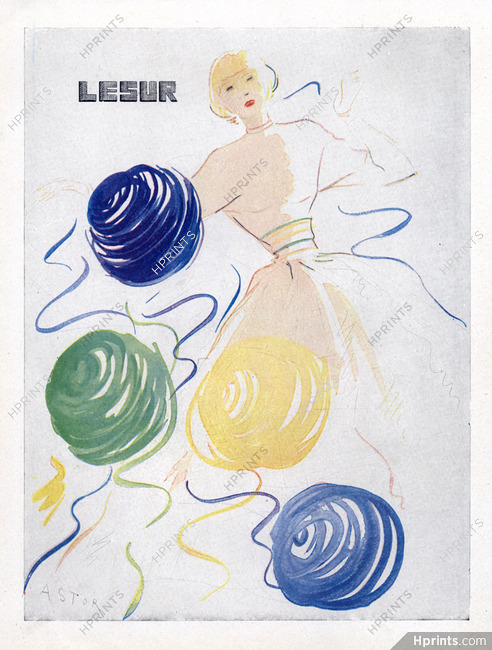 Lesur (Fabric) 1948 Astor