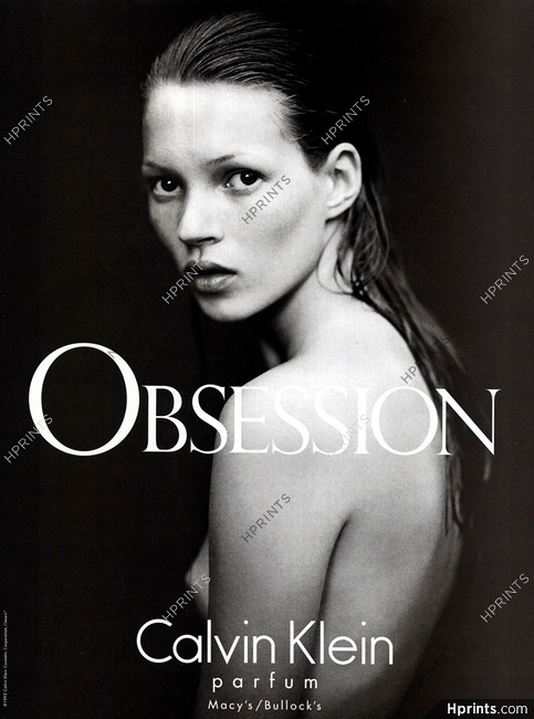 Calvin Klein (Perfumes) 1995 Obsession Kate Moss