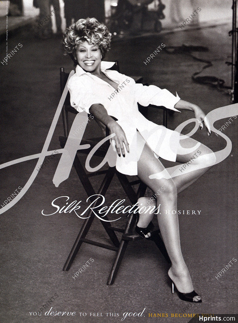 Hanes (Hosiery) 1996 Tina Turner, Photo Peter Lindbergh