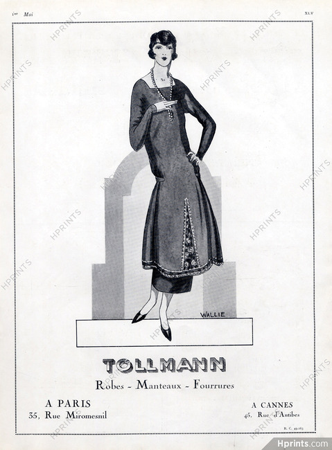 Tollman (Couture) 1924 Wallie