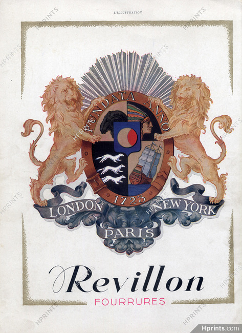 Revillon (Fur clothing) 1941 Lioness