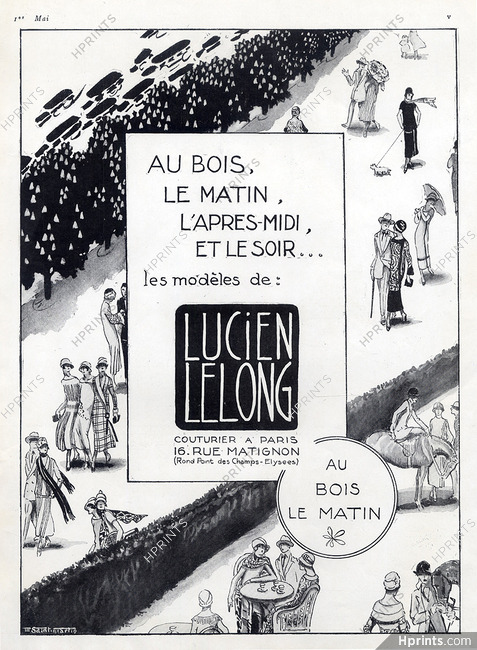 Lucien Lelong 1924 Saint Martin