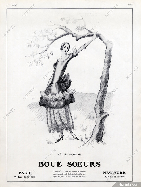 Boué Soeurs (Couture) 1924 Evening Gown