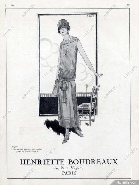 Henriette Boudreaux 1924 Evening Gown, Mireille
