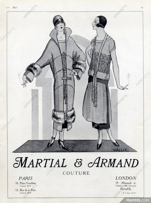 Martial et Armand (Couture) 1924 Wallie