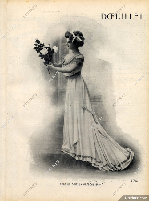 Doeuillet 1908 Evening Gown Photo Felix