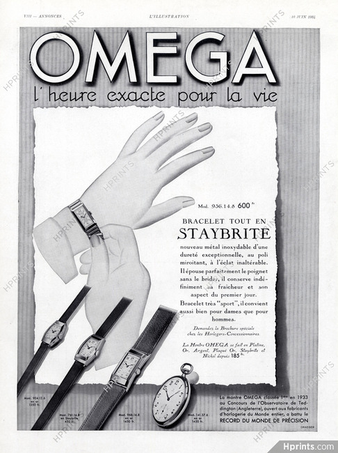 Omega (Watches) 1934