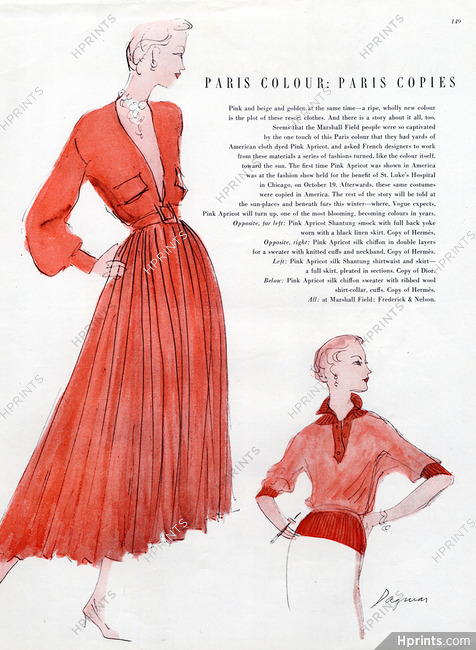 Hermès 1949 Sweater, Dagmar Fashion Illustration