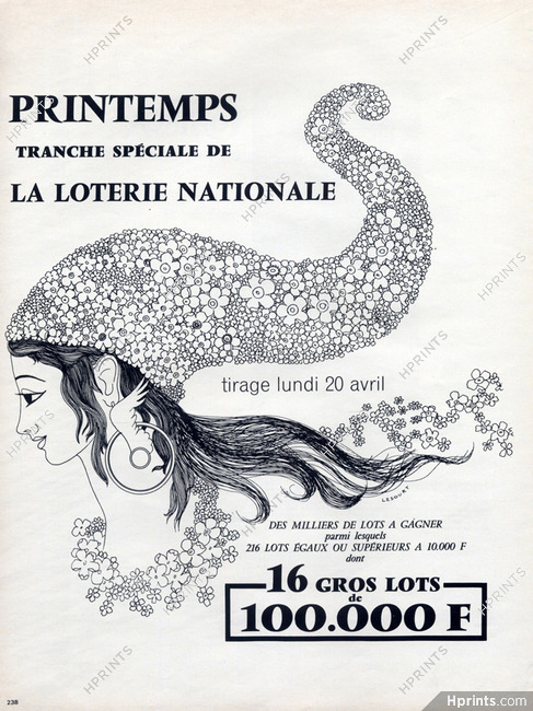 Loterie Nationale 1970 Lesourt
