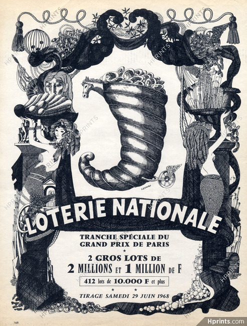 Loterie Nationale 1968 Lesourt