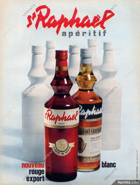 Saint-Raphaël (Drinks) 1964 Photo Claude Ferrand